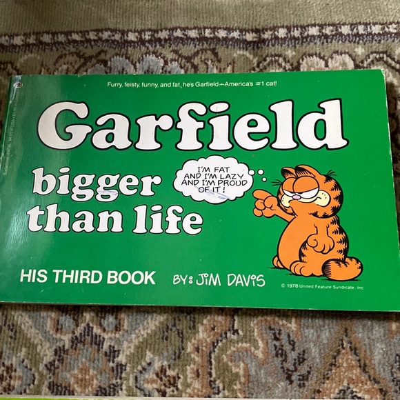 Vintage 1970s, one Garfield fat cat three pack +2 other books - Picture 3 of 7